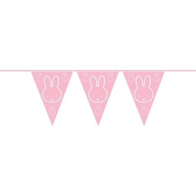 Jep-Party Nijntje Rose 10m Guirlande - décoration de fête Jep-Party Nijntje Rose 10m Guirlande - décoration de fête