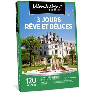 Coffret cadeau Wonderbox 3 Jours Rêve Et Délices FR Coffret cadeau Wonderbox 3 Jours Rêve Et Délices FR