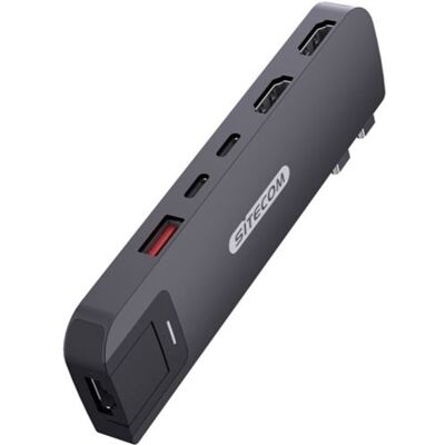 Hub USB Sitecom Multi 6-en-1 MacBook Pro Space Black Space Black Hub USB Sitecom Multi 6-en-1 MacBook Pro Space Black Space Black