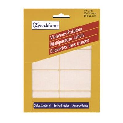 Avery Dennison Avery Multi-Purpose Labels 3337 - étiquettes - 224 unités Blanc Avery Dennison Avery Multi-Purpose Labels 3337 - étiquettes - 224 unités Blanc