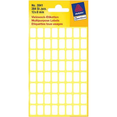 AVERY Zweckform - étiquettes multi-usages, 76 x 19mm, blanches AVERY Zweckform - étiquettes multi-usages, 76 x 19mm, blanches