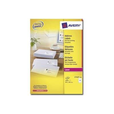 Avery Dennison Avery - étiquettes adresses - 3500 étiquette(s) Avery Dennison Avery - étiquettes adresses - 3500 étiquette(s)
