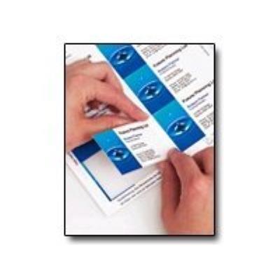 Avery Dennison Avery Quick&Clean - Brillant - blanc - 54 x 85 mm - 220 g/m² - 8 unités (1 feuille(s) x 8 cartes de visite avec photo Avery Dennison Avery Quick&Clean - Brillant - blanc - 54 x 85 mm - 220 g/m² - 8 unités (1 feuille(s) x 8 cartes de visite avec photo