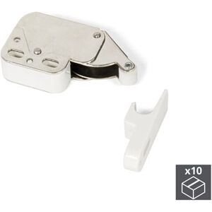 Lot de 10 fermetures Fast Latch EMUCA pour meubles - 1275415 Lot de 10 fermetures Fast Latch EMUCA pour meubles - 1275415