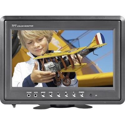 Moniteur LCD Renkforce T-900B pour voiture - 9 pouces, Noir, Pivotant Moniteur LCD Renkforce T-900B pour voiture - 9 pouces, Noir, Pivotant