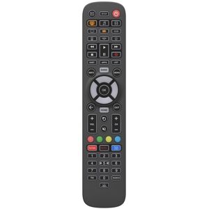 Télécommande universelle 6-en-1 Accsup pour TV Noir Noir Télécommande universelle 6-en-1 Accsup pour TV Noir Noir