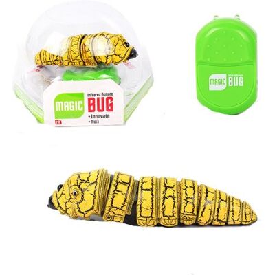 Générique Drôles d'insectes télécommande Caterpillar plastique infrarouge RC jouets pour les blagues Prank Générique Drôles d'insectes télécommande Caterpillar plastique infrarouge RC jouets pour les blagues Prank
