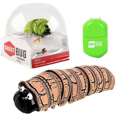 Générique Drôles d'insectes télécommande Caterpillar plastique infrarouge RC jouets pour les blagues Prank Générique Drôles d'insectes télécommande Caterpillar plastique infrarouge RC jouets pour les blagues Prank