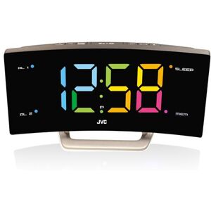 Radio-réveil JVC RA-F324B Argent Argent Radio-réveil JVC RA-F324B Argent Argent