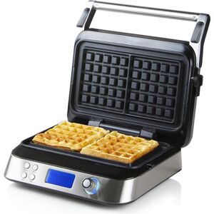 Gaufrier 1600 w inox/noir Domo do9219w inox et noir Gaufrier 1600 w inox/noir Domo do9219w inox et noir
