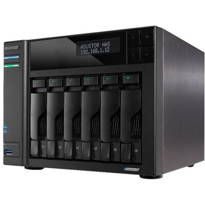 ASUSTOR Lockerstor 6 Gen2+ - Serveur NAS - 6 Baies - SATA 6Gb/s - RAID 0, 1, 5, 6, 10, JBOD - RAM 8 Go - 5 Gigabit Ethernet - iSCSI support ASUSTOR Lockerstor 6 Gen2+ - Serveur NAS - 6 Baies - SATA 6Gb/s - RAID 0, 1, 5, 6, 10, JBOD - RAM 8 Go - 5 Gigabit Ethernet - iSCSI support