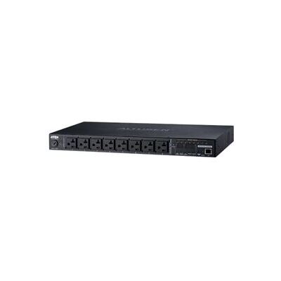 ATEN Technology ATEN PE6208 - Unité de distribution secteur (rack-montable) - 3.84 kW - Ethernet 10/100 - entrée : IEC 60320 C20 - connecteurs de sortie : 8 ATEN Technology ATEN PE6208 - Unité de distribution secteur (rack-montable) - 3.84 kW - Ethernet 10/100 - entrée : IEC 60320 C20 - connecteurs de sortie : 8
