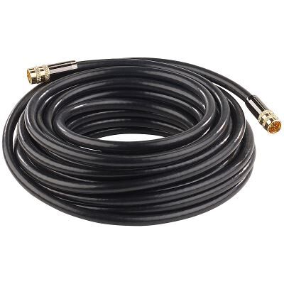 Câble satellite Auvisio - Fiches F - Blindage 105 dB - 10 m Câble satellite Auvisio - Fiches F - Blindage 105 dB - 10 m