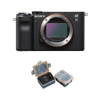 Sony Alpha A7C Boîtier Noir + Batterie Kingma 2000mAh (Sony NP-FZ100) Noir Sony Alpha A7C Boîtier Noir + Batterie Kingma 2000mAh (Sony NP-FZ100) Noir