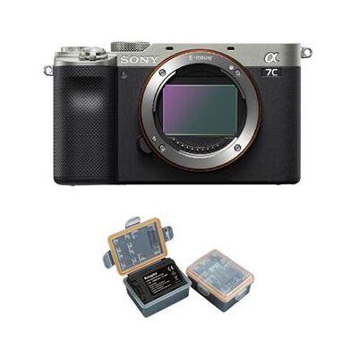 Sony Alpha A7C Boîtier Argent + Batterie Kingma 2000mAh (Sony NP-FZ100) Sony Alpha A7C Boîtier Argent + Batterie Kingma 2000mAh (Sony NP-FZ100)