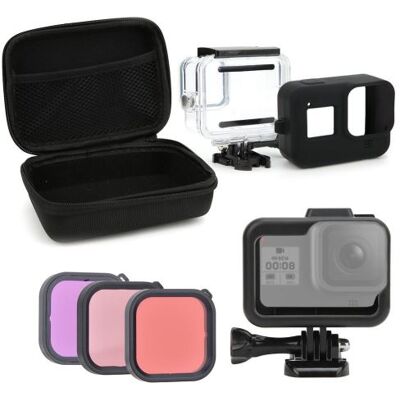 Générique Filtre UV AT1035 en Plastique 45M Boîtier Étanche Filtre Plongée Sport Caméra pour GOPRO hero8 Générique Filtre UV AT1035 en Plastique 45M Boîtier Étanche Filtre Plongée Sport Caméra pour GOPRO hero8