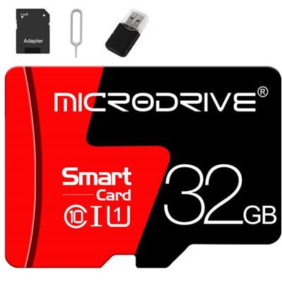 Kit Carte Mémoire TF SZSMART RB0 TF Haute Vitesse 30 Mo/s avec adaptateur SD et aiguille d'éjection, compatible DJI/Insta360/GoPro (32 Go) Kit Carte Mémoire TF SZSMART RB0 TF Haute Vitesse 30 Mo/s avec adaptateur SD et aiguille d'éjection, compatible DJI/Insta360/GoPro (32 Go)