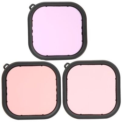 Kit de filtre d'objectif de plongée TELESIN pour caméra d'action Gopro 9 Kit de filtre d'objectif de plongée TELESIN pour caméra d'action Gopro 9