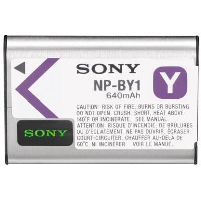 Batterie Sony NP-BY1 Lithium-Ion pour Action Cam HDR-AZ1 Noir Batterie Sony NP-BY1 Lithium-Ion pour Action Cam HDR-AZ1 Noir