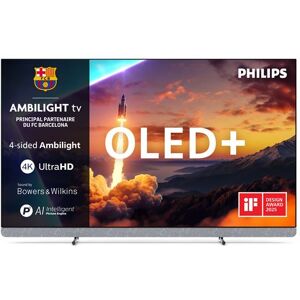 TV OLED+ Philips Ambilight 55OLED910 55" 4K UHD 2025 Gris métal TV OLED+ Philips Ambilight 55OLED910 55" 4K UHD 2025 Gris métal