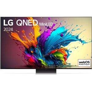 TV Mini LED LG 86QNED91T 86" 4K UHD 2024 Noir Bleu et Argent TV Mini LED LG 86QNED91T 86" 4K UHD 2024 Noir Bleu et Argent