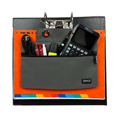 YaKa 3 IN 1 KIT - Trousse à crayons/pochette/sac fourre-tout - polyester LUX 600D - gris foncé YaKa 3 IN 1 KIT - Trousse à crayons/pochette/sac fourre-tout - polyester LUX 600D - gris foncé
