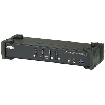 Aten technology Aten CS1924 Commutateur KVM DisplayPort 4K 4 ports USB 3.0 Noir Aten technology Aten CS1924 Commutateur KVM DisplayPort 4K 4 ports USB 3.0 Noir