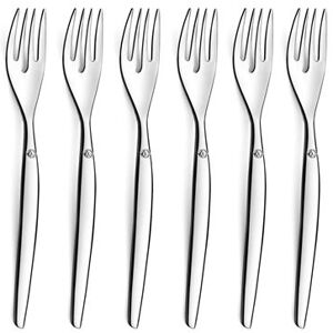 Lou Laguiole Jet 6 Fourchettes à Gâteau - Ensemble de Couverts Lou Laguiole Jet 6 Fourchettes à Gâteau - Ensemble de Couverts
