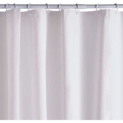 Rideau de douche blanc PEVA Utility - 180 x 200 cm Rideau de douche blanc PEVA Utility - 180 x 200 cm