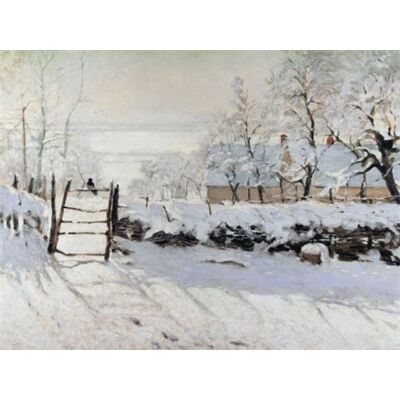 1art1 Claude Monet Poster Reproduction - La Pie, 1868-69 (60x80 cm) 1art1 Claude Monet Poster Reproduction - La Pie, 1868-69 (60x80 cm)