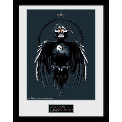 Gb Posters Photographie encadrée Fantastic Beasts 2 Augurey 30x40cm Gb Posters Photographie encadrée Fantastic Beasts 2 Augurey 30x40cm