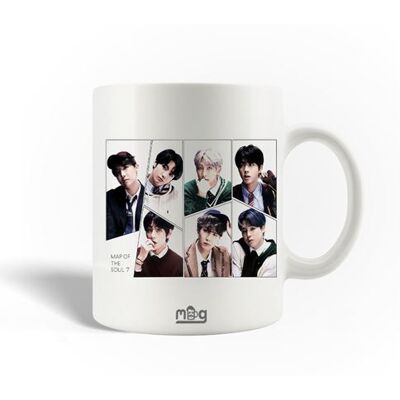 Mug en Céramique BTS Map of the Soul 7 Affiche Posters Members Maniacase BLANC Mug en Céramique BTS Map of the Soul 7 Affiche Posters Members Maniacase BLANC