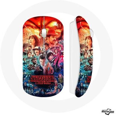 Souris Sans Fil Stranger Things Saison 4 - Affiche Art Souris Sans Fil Stranger Things Saison 4 - Affiche Art