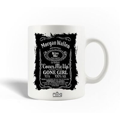 Mug Morgan Wallen - Céramique, 30cl, Compatible lave-vaisselle et micro-ondes - Mug Mug Morgan Wallen - Céramique, 30cl, Compatible lave-vaisselle et micro-ondes - Mug