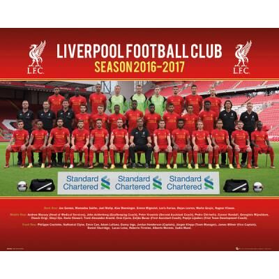 Affiche Liverpool Photo de l'equipe 16/17 40 x 50 cm Affiche Liverpool Photo de l'equipe 16/17 40 x 50 cm