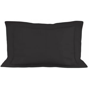 SH0P&CITY - Taie d'oreiller percale coton - Anthracite - 50x75 cm - Pillowcase SH0P&CITY - Taie d'oreiller percale coton - Anthracite - 50x75 cm - Pillowcase