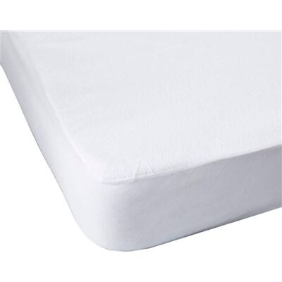 Sweetnight Protège matelas anti-acariens imperméable molleton 100% coton 160x200 Blanc Sweetnight Protège matelas anti-acariens imperméable molleton 100% coton 160x200 Blanc