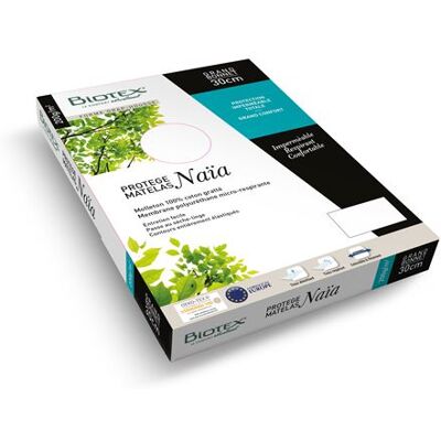 Protège matelas et alèse Biotex Naia Molleton 80 x 200 cm Blanc Blanc Protège matelas et alèse Biotex Naia Molleton 80 x 200 cm Blanc Blanc
