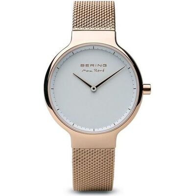 Bering Montre Femme, Mixte 15531-364 Blanc Or Bering Montre Femme, Mixte 15531-364 Blanc Or