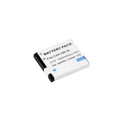 BRESSER Batterie de rechange Lithium-Ion pour Canon NB-8L Argenté,Noir BRESSER Batterie de rechange Lithium-Ion pour Canon NB-8L Argenté,Noir