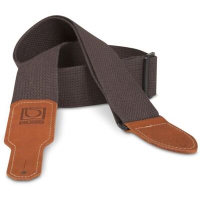 BOSS - BSC-20-BRN - Sangle pour guitare et basse - Coton marron foncé BOSS - BSC-20-BRN - Sangle pour guitare et basse - Coton marron foncé