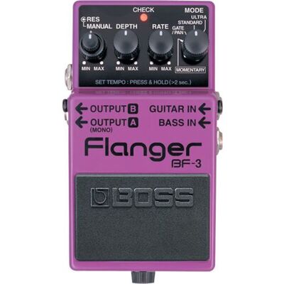 Pedale d'effet boss flanger - bf-3 Pedale d'effet boss flanger - bf-3