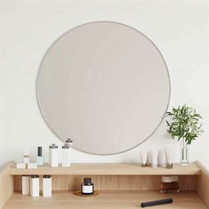 Miroir mural rond argenté 60 cm vidaXL - Miroir de salle de bain Miroir mural rond argenté 60 cm vidaXL - Miroir de salle de bain