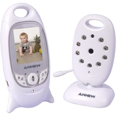 Markboard Bébé Moniteur Numérique Caméra sans Fil Ecoute Bébé Surveillance Ecran LCD 2.0”VB601 Blanc Markboard Bébé Moniteur Numérique Caméra sans Fil Ecoute Bébé Surveillance Ecran LCD 2.0”VB601 Blanc