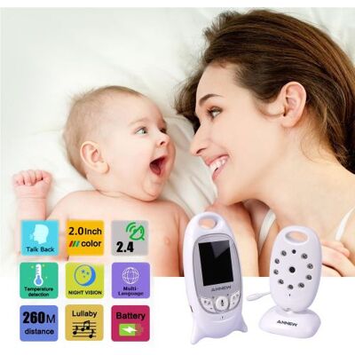 Cool&Fun Bébé Moniteur Annew, Babyphone numérique sans Fil 2.4 GHz avec LCD Caméra Surveillance, VOX Mode, Vision Nocturne (JK1-2.0”LCD) Cool&Fun Bébé Moniteur Annew, Babyphone numérique sans Fil 2.4 GHz avec LCD Caméra Surveillance, VOX Mode, Vision Nocturne (JK1-2.0”LCD)