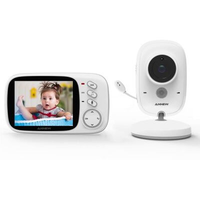 Markboard Babyphone Bébé Moniteur Numérique Caméra sans Fil Surveillance de Bébé Ecran LCD 3.2”VB603 Blanc Markboard Babyphone Bébé Moniteur Numérique Caméra sans Fil Surveillance de Bébé Ecran LCD 3.2”VB603 Blanc