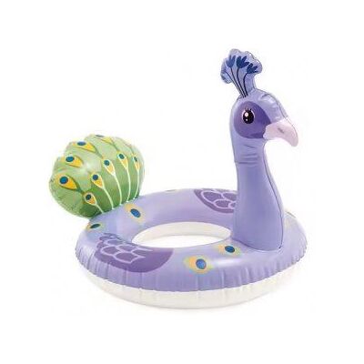 Grande bouee tete animal 3-6 ans enfant - modele paon 97x58cm - gonflable piscine anneau natation - set jeu eau et carte Grande bouee tete animal 3-6 ans enfant - modele paon 97x58cm - gonflable piscine anneau natation - set jeu eau et carte