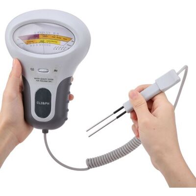 Générique Analyseur de Qualité de Eau de Piscine Testeur de Chlore Et ph Pc-102B Cl2 avec Sonde Générique Analyseur de Qualité de Eau de Piscine Testeur de Chlore Et ph Pc-102B Cl2 avec Sonde