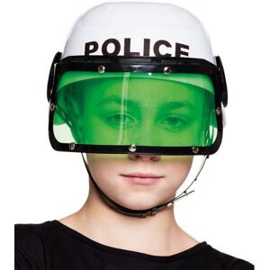 Générique casque intervention police visière enfant - 01391 Blanc Générique casque intervention police visière enfant - 01391 Blanc