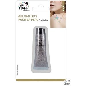 Maquillage avec 1 tube de gel pailleté multicolore pour la peau 20 ml REF/77703 - marque Ptit Clown multicolore Maquillage avec 1 tube de gel pailleté multicolore pour la peau 20 ml REF/77703 - marque Ptit Clown multicolore